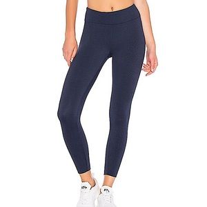 KORAL Drive Serpentine High Rise Leggings Navy Blue Small